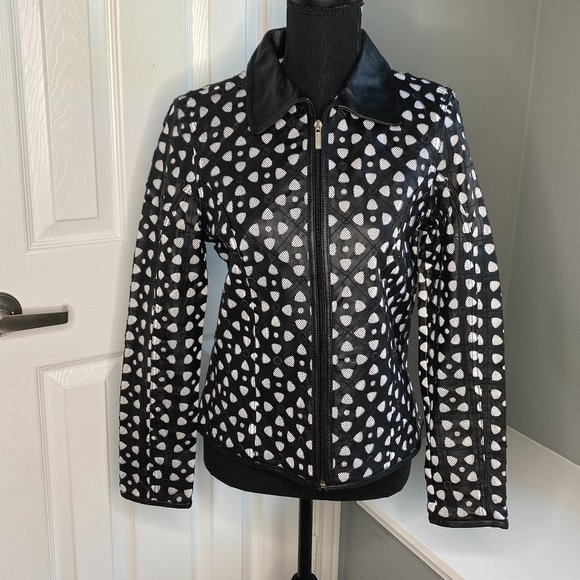 beauticontrol Jackets & Blazers - Beauticontrol Spring Sensations XS Perforated Leather Moto Jacket